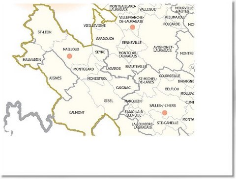 Les cantons du Lauragais
